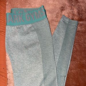 Teal Gym Shark Flex Leggings